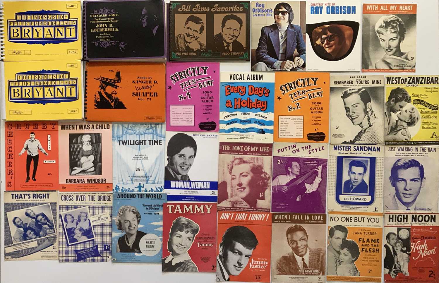 Lot 30 - SHEET MUSIC AND SONG BOOKS.