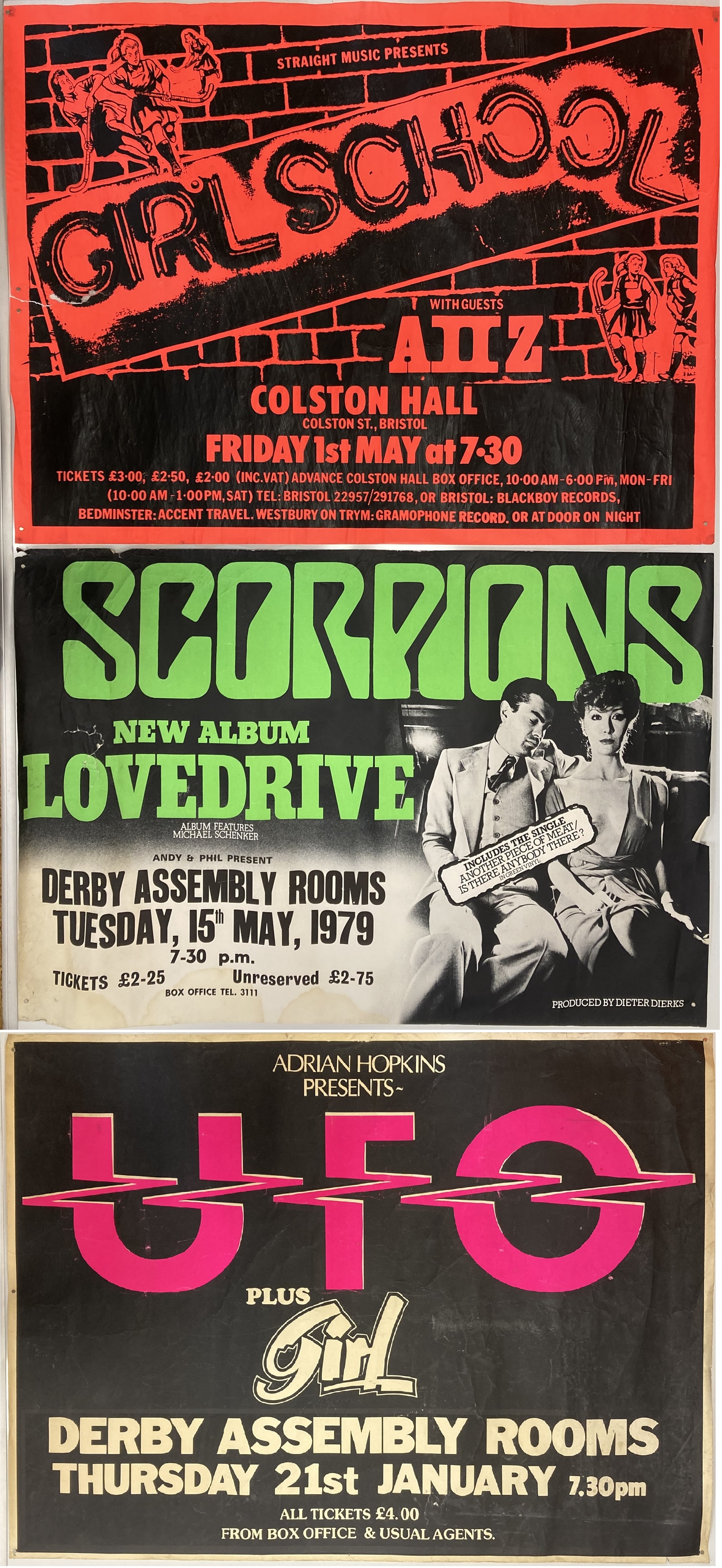 Lot 191 - 1980S CONCERT POSTERS -