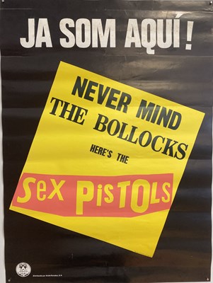 Lot 377 - SEX PISTOLS CATALONIAN NEVER MIND THE BOLLOCKS POSTER