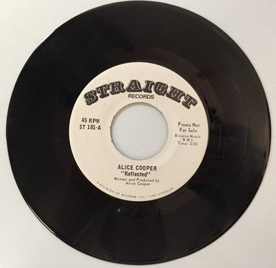 Lot 830 - ALICE COOPER - REFLECTED/ LIVING 7" (US PROMO - ST 101)