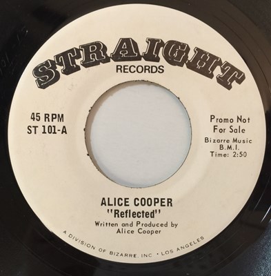 Lot 830 - ALICE COOPER - REFLECTED/ LIVING 7" (US PROMO - ST 101)