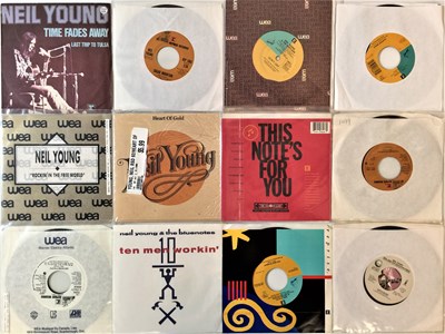 Lot 834 - NEIL YOUNG AND RELATED - 7" COLLECTION