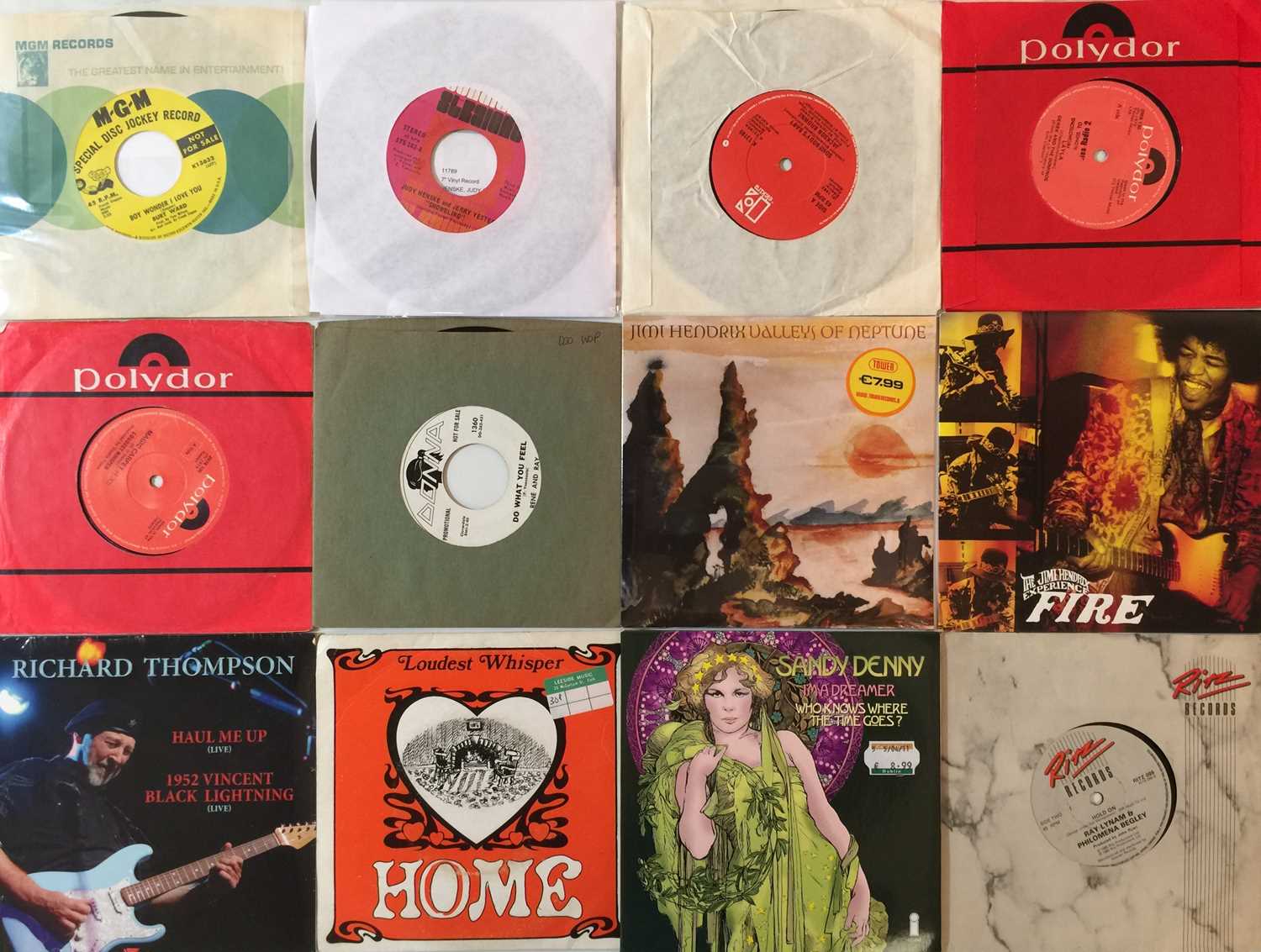 Lot 837 - CLASSIC/ FOLK/ POP - 7" COLLECTION