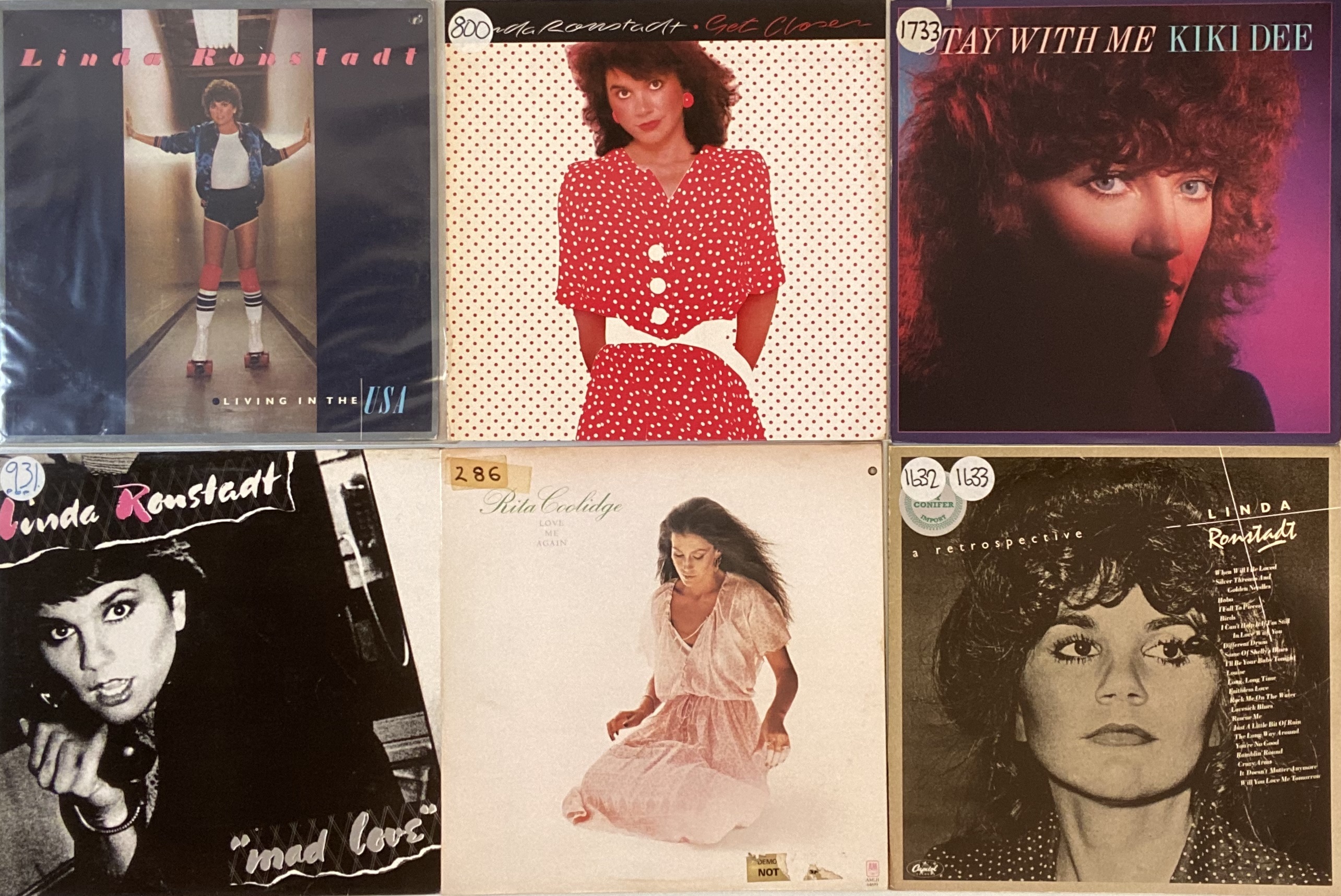 Lot 848 - POP/ ROCK - FEMALE ARTIST LPs