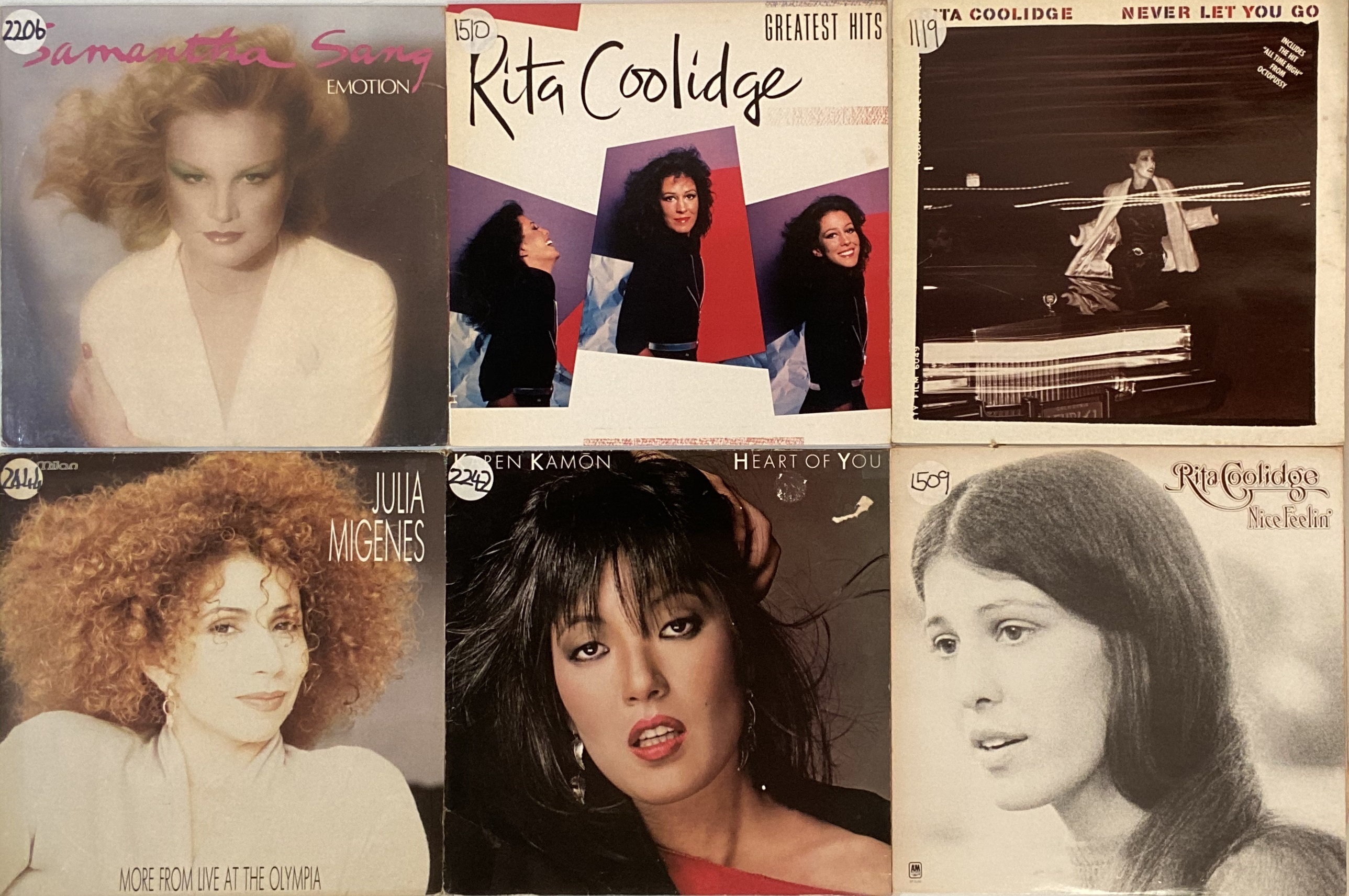 Lot 848 - POP/ ROCK - FEMALE ARTIST LPs