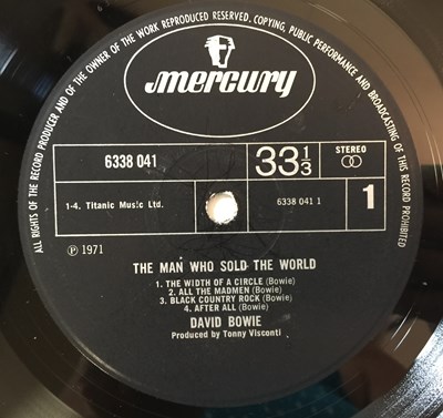 Lot 904 - DAVID BOWIE - THE MAN WHO SOLD THE WORLD LP - ORIGINAL UK 'DRESS SLEEVE' COPY - 'TONNY' (MERCURY 6338 041)