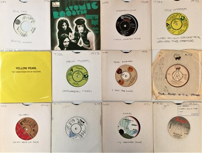 Lot 869 - ROCK/ PROG/ GLAM/ FOLK - 7" COLLECTION