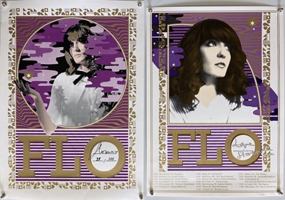 Lot 334 - FLORENCE AND THE MACHINE SIGNED LIMITED EDITION POSTERS.