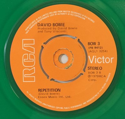 Lot 907 - DAVID BOWIE - DJ 7" (LIMITED EDITION GREEN VINYL - BOW 3)