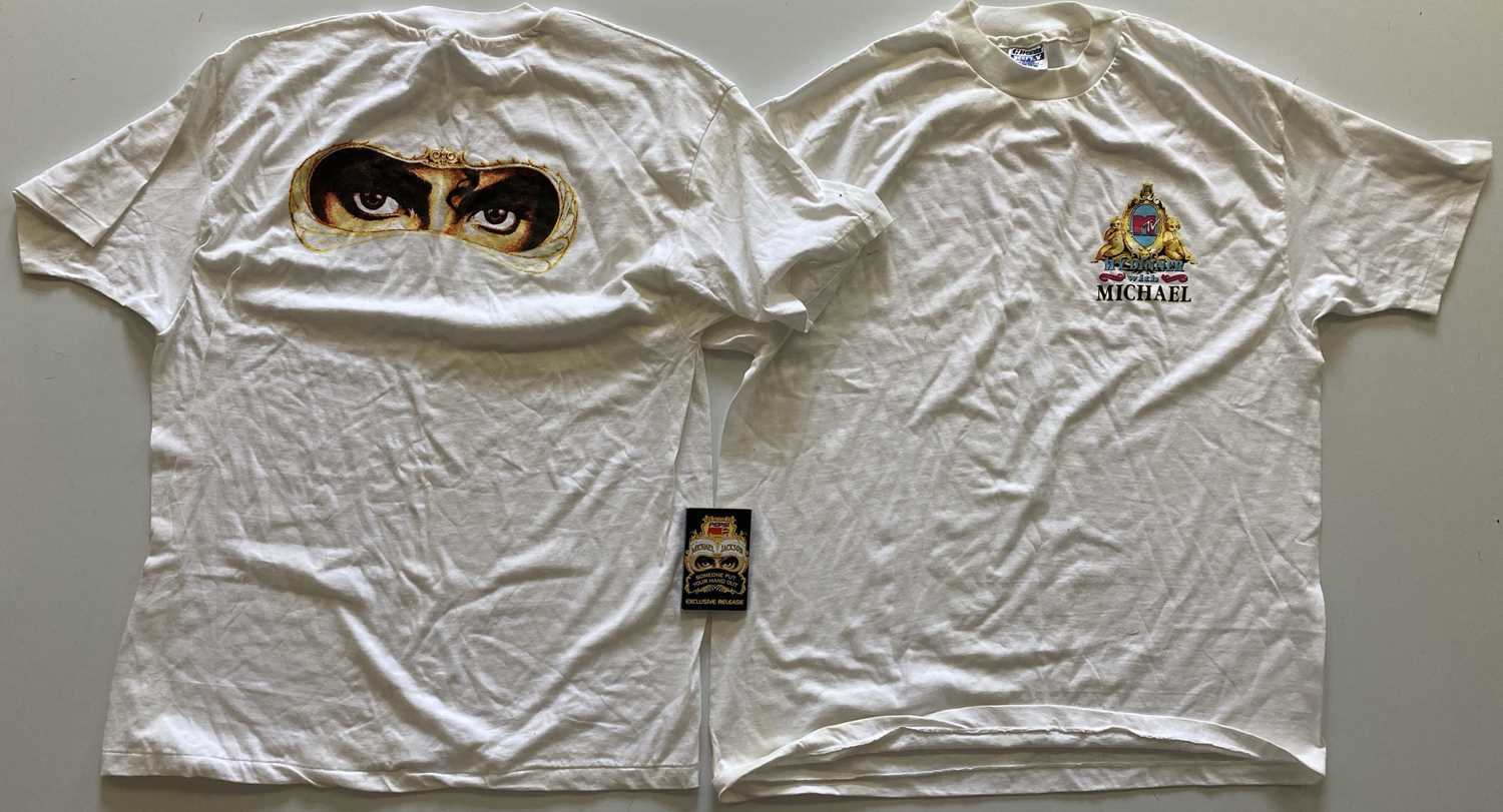 Lot 414 - MICHAEL JACKSON 'DINNER WITH MICHAEL' T-SHIRTS.