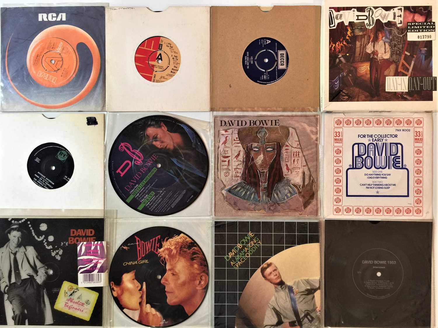 Lot 909 - DAVID BOWIE & RELATED - UK 7" COLLECTION