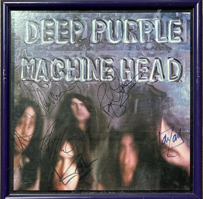 Lot 189 - DEEP PURPLE SIGNED LP FRAMED.