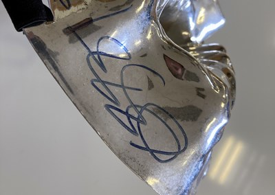 Lot 190 - BLACK SABBATH SIGNED MASK.