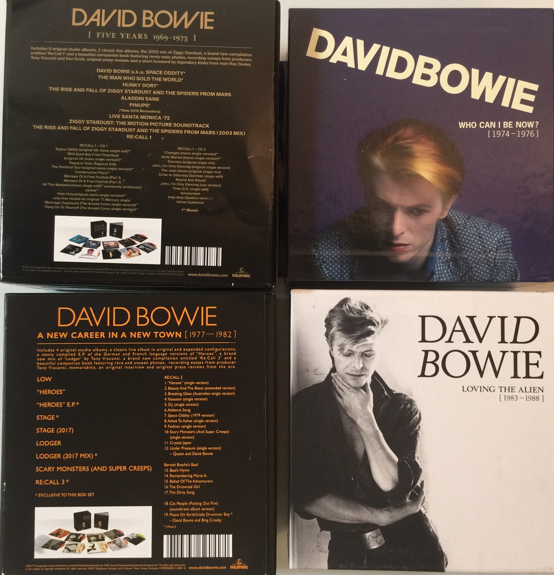 Lot 913 DAVID BOWIE LIMITED EDITION CD BOX SET