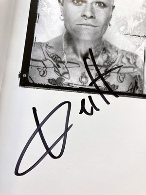 Lot 108 - THE PRODIGY - INVADERS MUST DIE SIGNED BOOK.