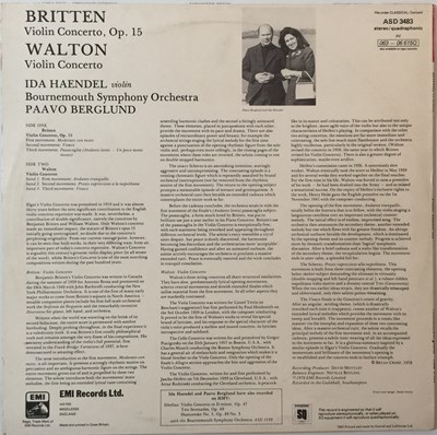 Lot 928 - IDA HAENDEL - LP RARITIES (ASD 3352/3483)