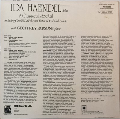 Lot 928 - IDA HAENDEL - LP RARITIES (ASD 3352/3483)