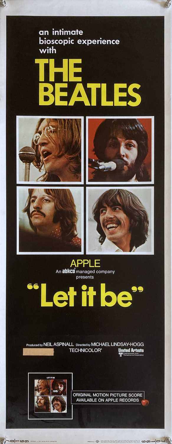 Lot 355 - LET IT BE FILM INSERT POSTER.