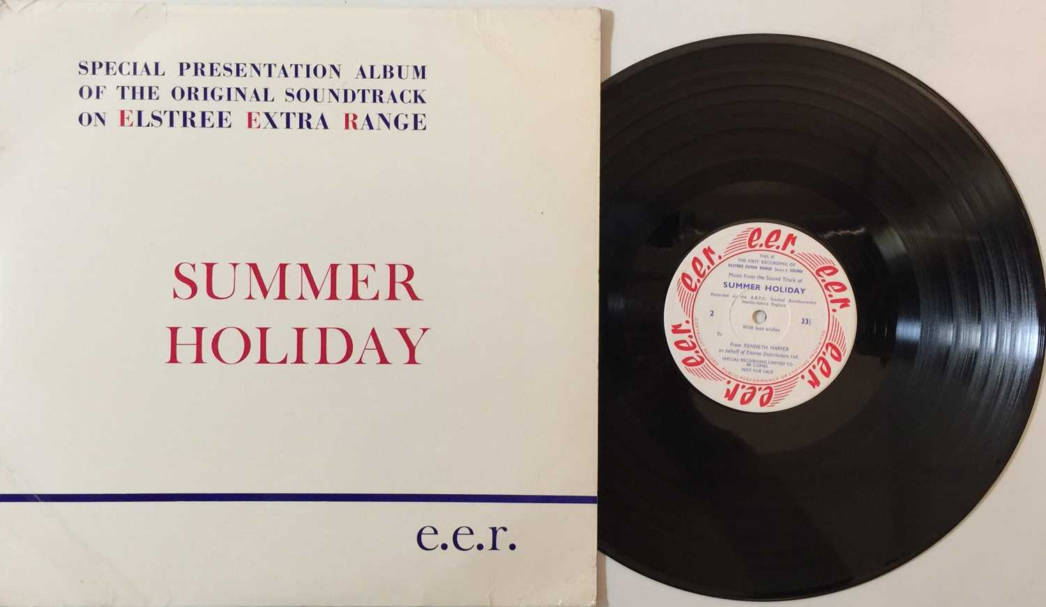 Lot 897 - CLIFF RICHARD/ THE SHADOWS - SUMMER HOLIDAY LP (ELSTREE STUDIOS - RARE PROMO)