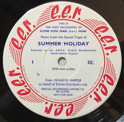 Lot 897 - CLIFF RICHARD/ THE SHADOWS - SUMMER HOLIDAY LP (ELSTREE STUDIOS - RARE PROMO)