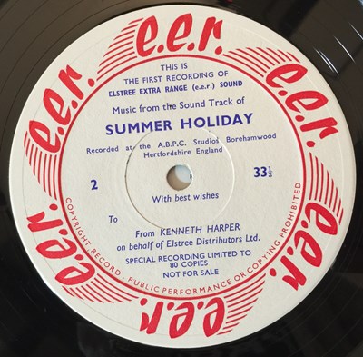 Lot 897 - CLIFF RICHARD/ THE SHADOWS - SUMMER HOLIDAY LP (ELSTREE STUDIOS - RARE PROMO)