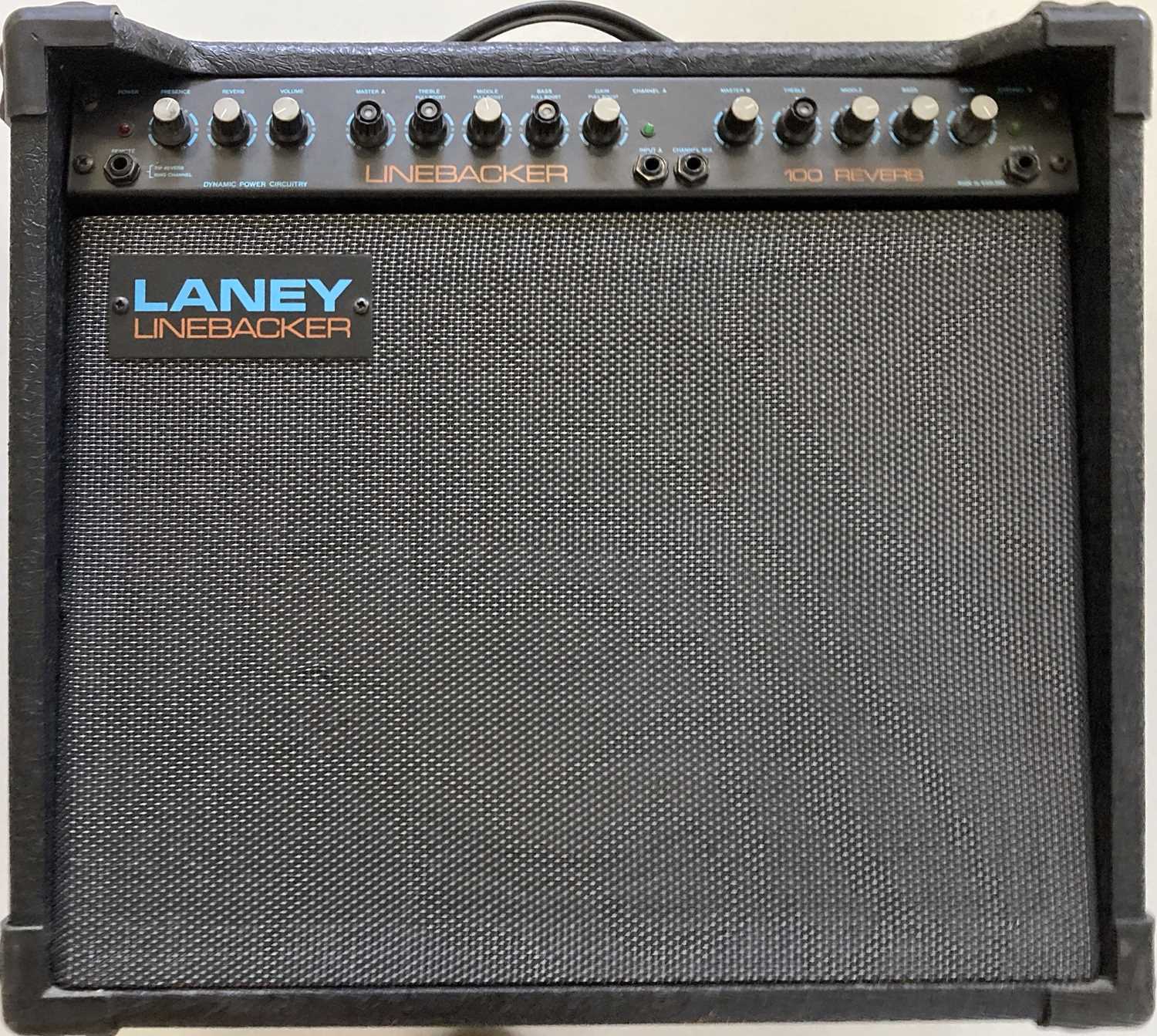 Lot 70 - LANEY LINEBACKER AMP (PLUS 2 COVERS) - NED'S ATOMIC DUSTBIN USED.