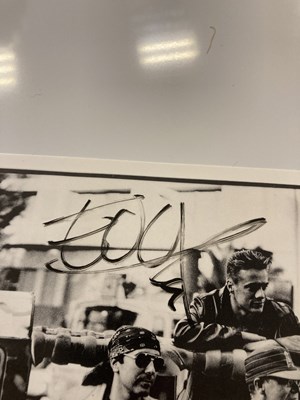 Lot 201 - FULLY SIGNED U2 PHOTOGRAPH.