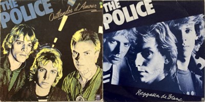 Lot 204 - THE POLICE SIGNED LPS.