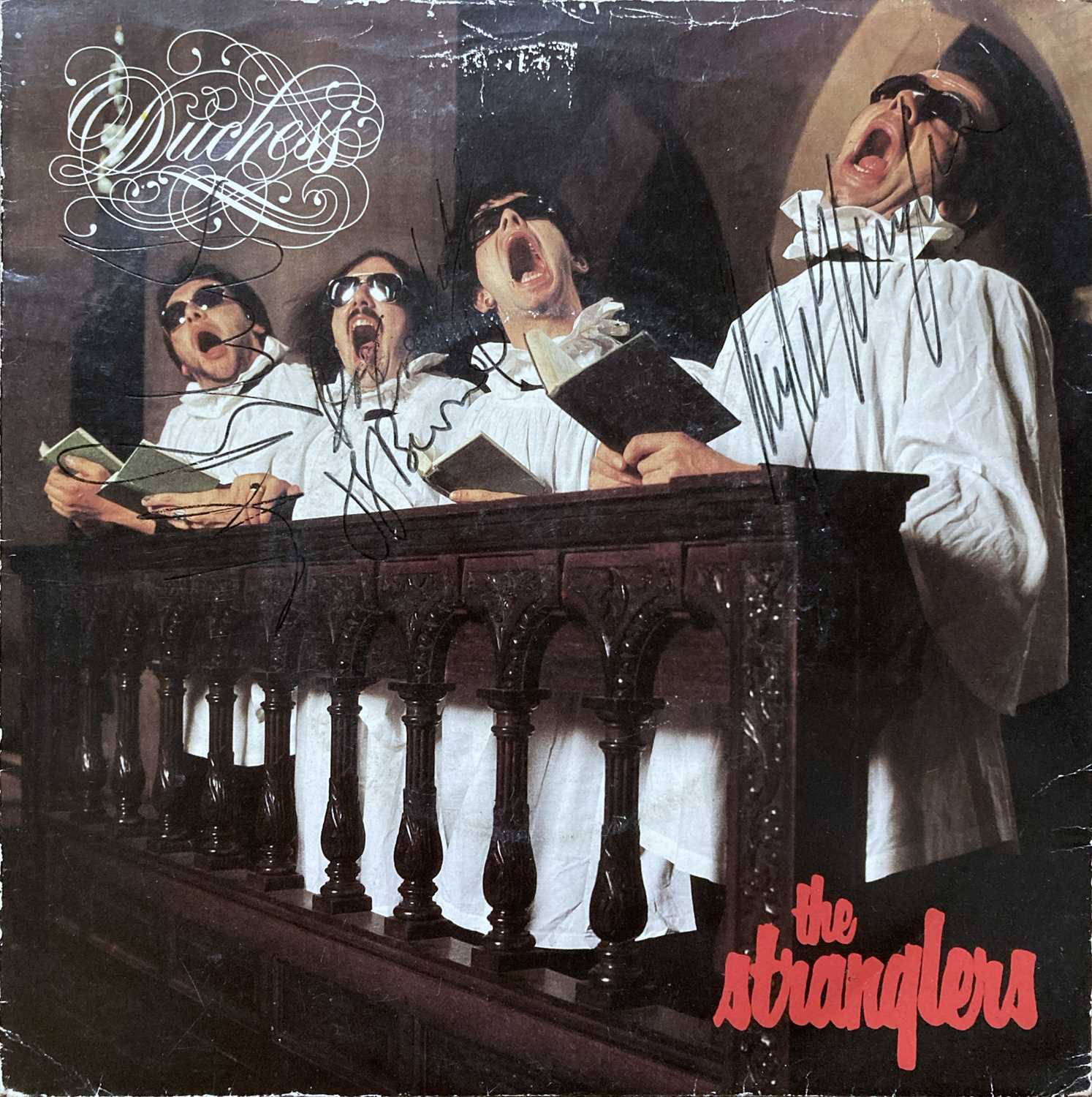 Lot 208 - THE STRANGLERS SIGNED 7
