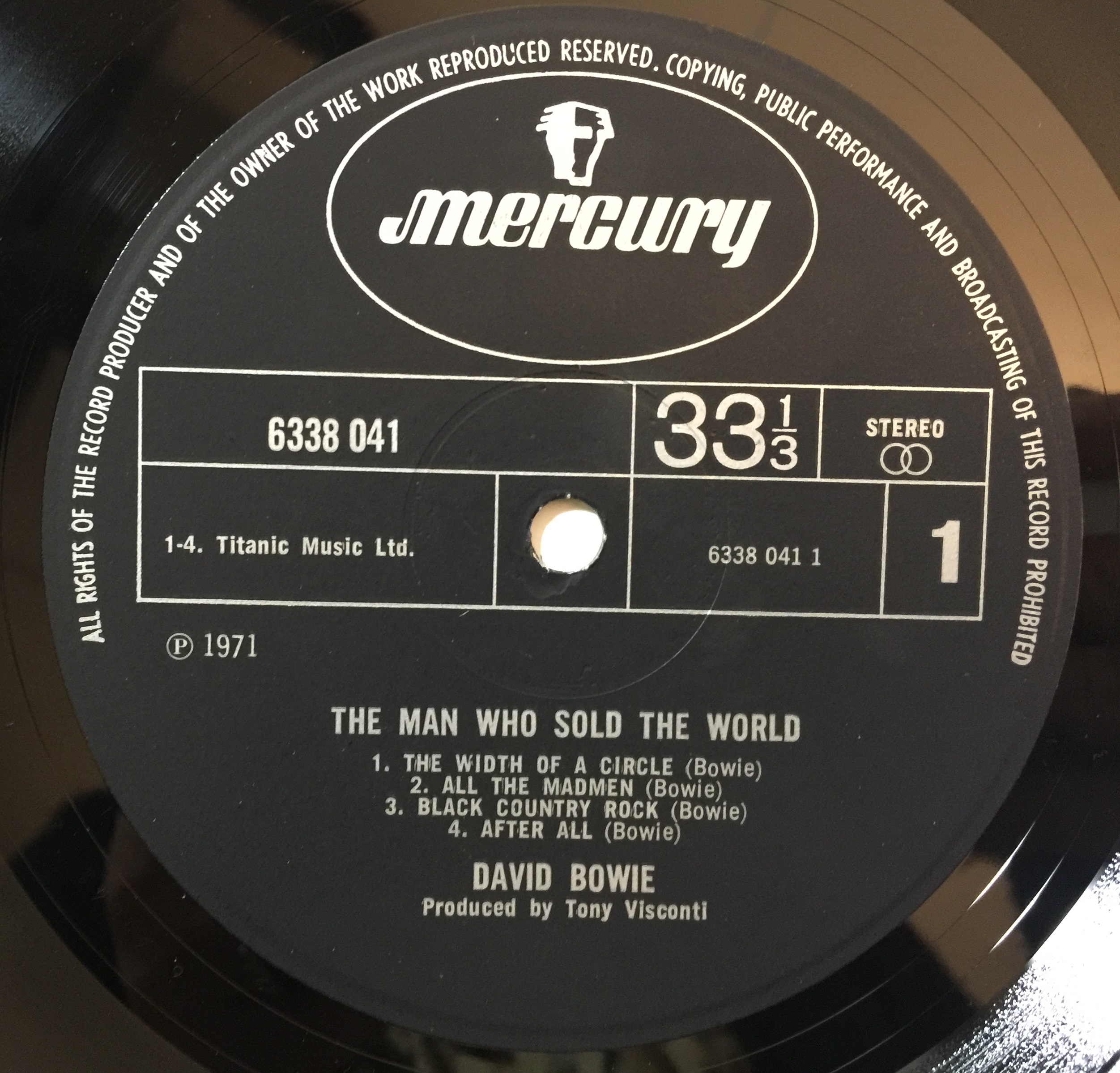 Lot 213 - DAVID BOWIE - THE MAN WHO SOLD THE WORLD LP