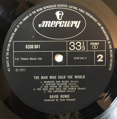 Lot 213 - DAVID BOWIE - THE MAN WHO SOLD THE WORLD LP (UK ORIGINAL DRESS SLEEVE - 6338 041)