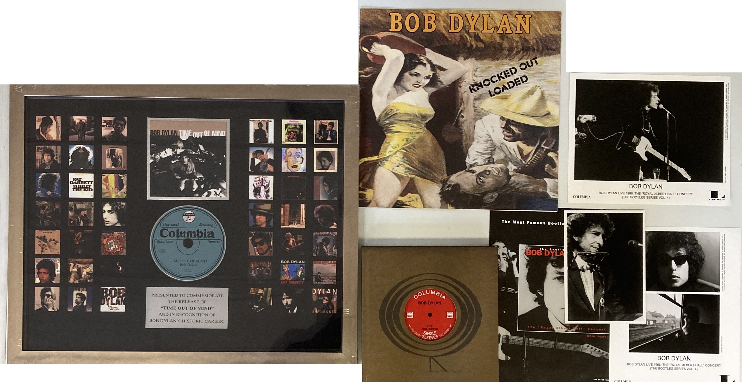 Lot 22 BOB DYLAN MEMORABILIA INC PROOF SLEEVE
