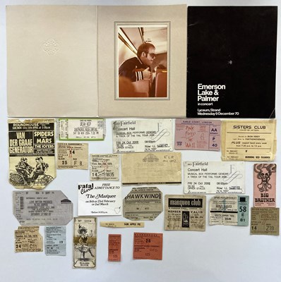 Lot 118 - 1970S TICKET COLLECTION - HAWKWIND / QUEEN / THIN LIZZY.
