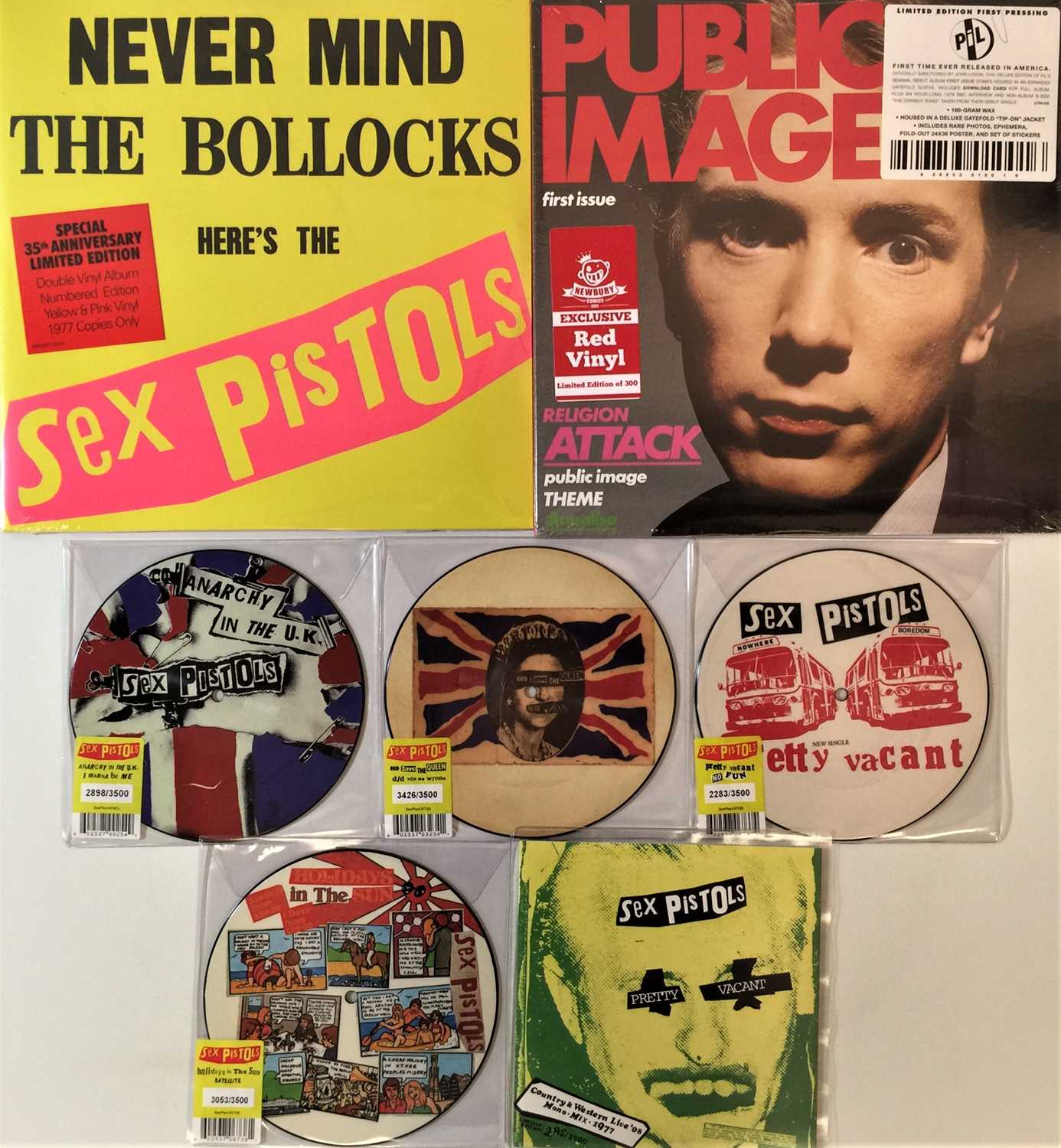 Lot 942 - SEX PISTOLS/PIL - LIMITED EDITION 2010s