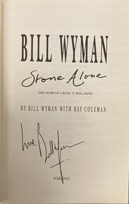 Lot 328 - SIGNED BOOKS INC BILL WYMAN