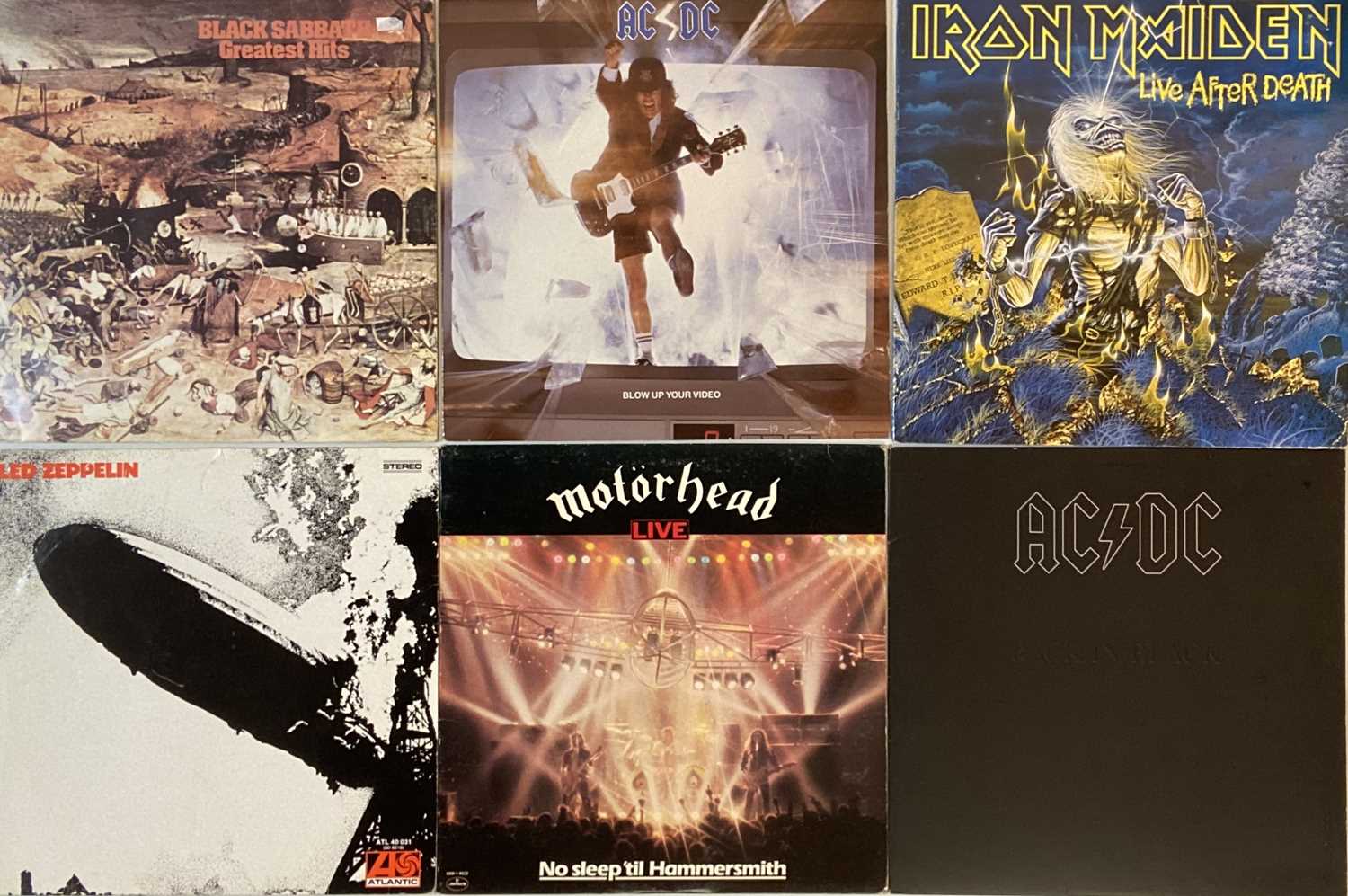 Lot 974 - HEAVY ROCK/ METAL - LPs