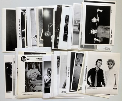 Lot 398 - MUSIC PROMOTIONAL PHOTOGRAPHS - GRACE JONES / JAZZ ARTISTS.