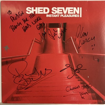 Lot 45 - POSTERS AND SIGNED SHED SEVEN MEMORABILIA