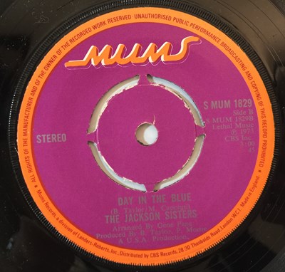 Lot 1003 - THE JACKSON SISTERS - I BELIEVE IN MIRACLES 7" (ORIGINAL UK COPY - MUMS RECORDS S MUM 1829)