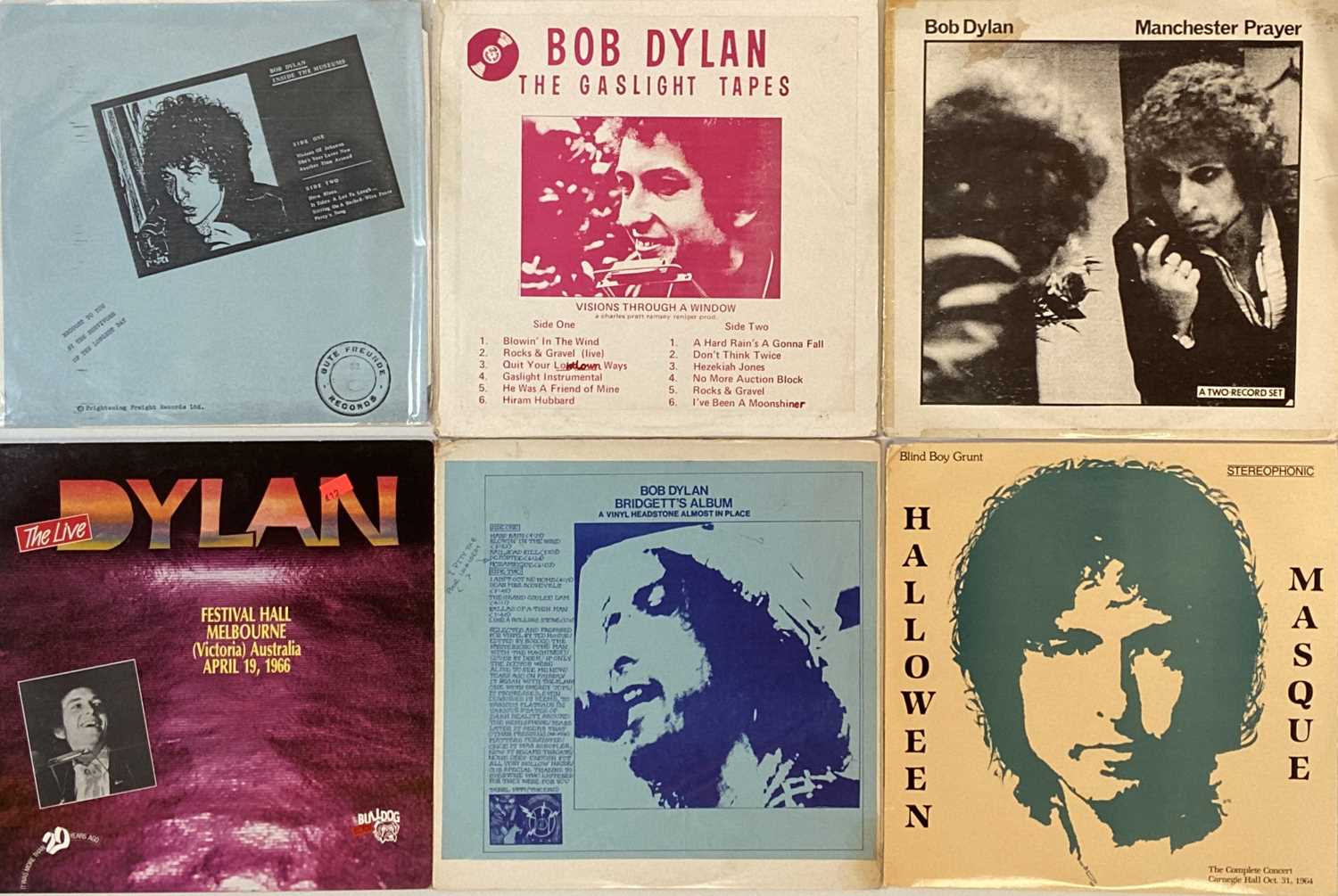 Lot 990 - BOB DYLAN - PRIVATELY RELEASED LPs