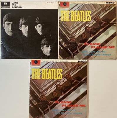 Lot 1053 - THE BEATLES - PLEASE PLEASE ME/WITH THE BEATLES