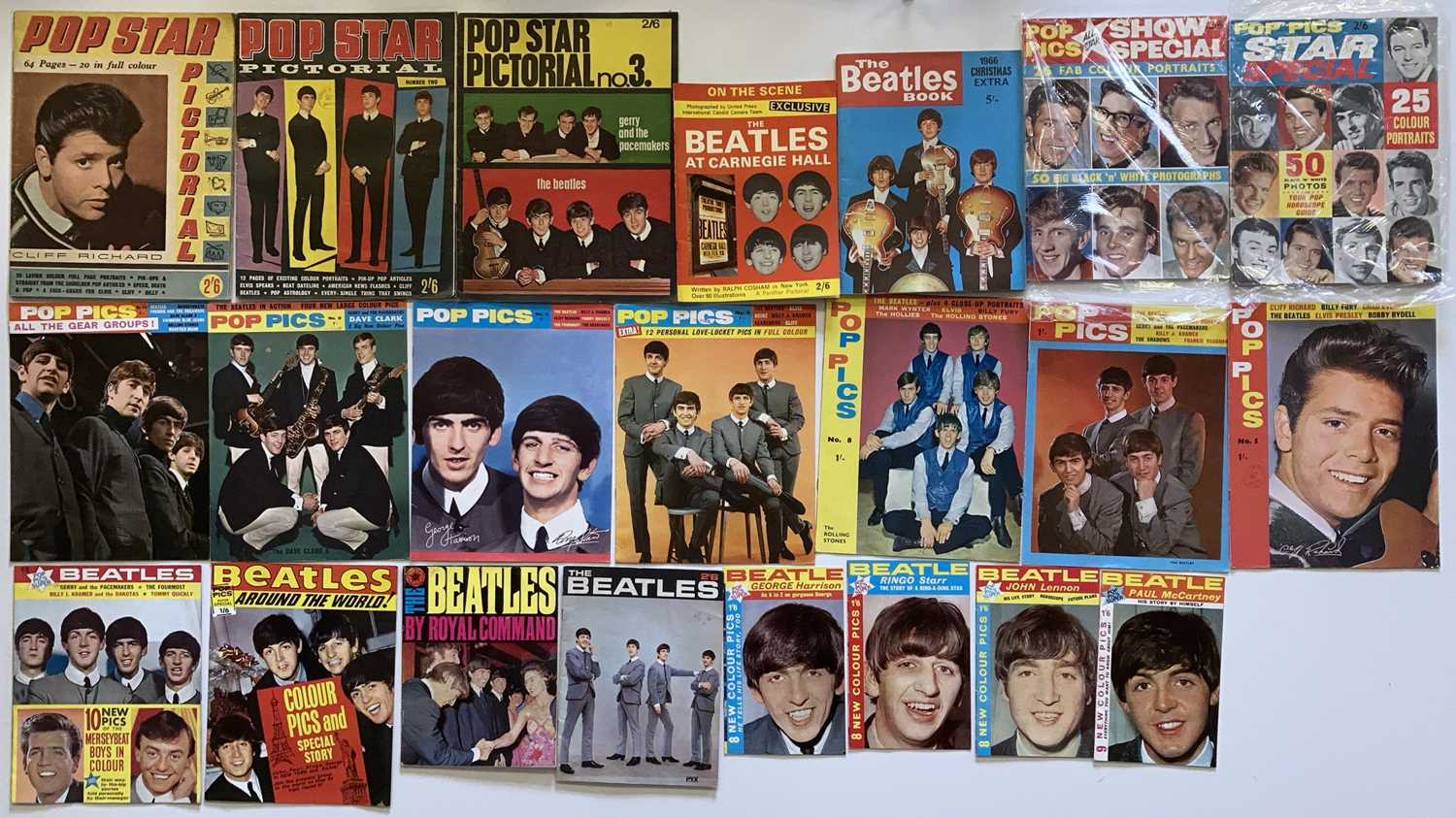 Lot 222 - THE BEATLES - C 1960S ORIGINAL MAGAZINES