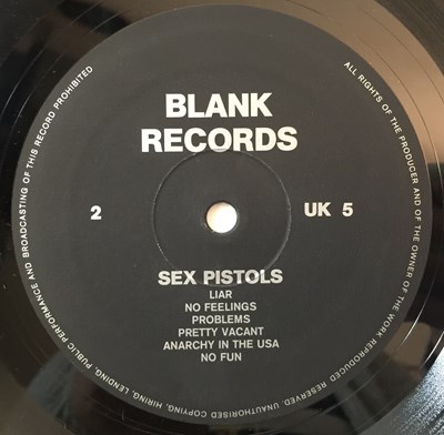 Lot 1021 - SEX PISTOLS - PRIVATE LP RARITIES