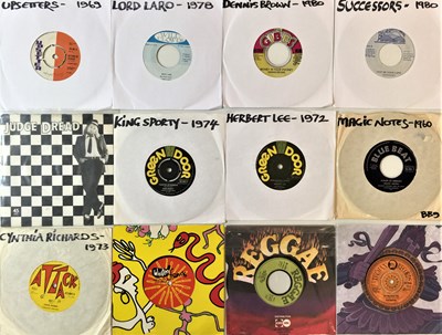 Lot 1023 - REGGAE 7"  (1960 - 1982 - LARGE COLLECTION)