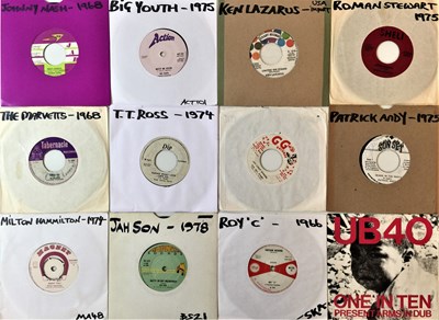 Lot 1023 - REGGAE 7"  (1960 - 1982 - LARGE COLLECTION)