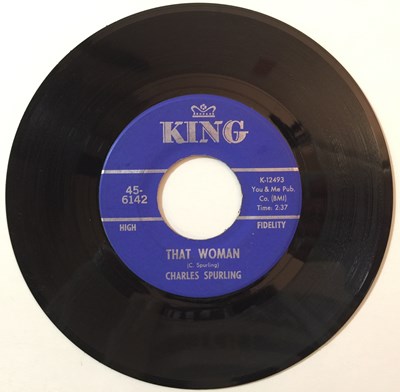 Lot 1036 - CHARLES SPURLING - THAT WOMAN 7" (ORIGINAL US COPY - KING 45-6142)