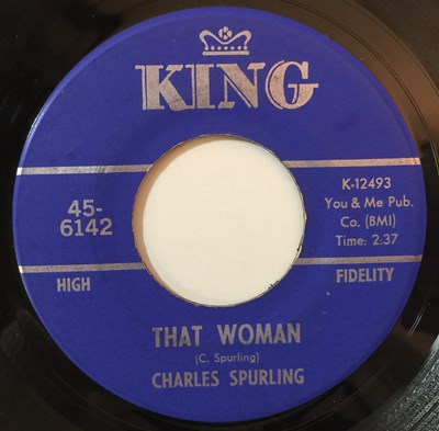 Lot 1036 - CHARLES SPURLING - THAT WOMAN 7" (ORIGINAL US COPY - KING 45-6142)