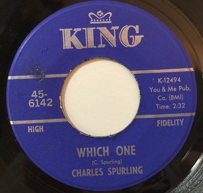 Lot 1036 - CHARLES SPURLING - THAT WOMAN 7" (ORIGINAL US COPY - KING 45-6142)