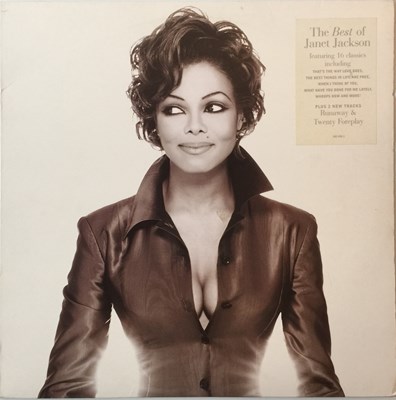 Lot 1054 - JANET JACKSON - DESIGN OF A DECADE 1986/1996 LP (ORIGINAL 1995 EU COPY - A&M 540 400-1)