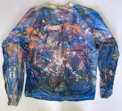 Lot 51 - NED'S ATOMIC DUSTBIN - HAND PAINTED CLOTHES WORN IN GREY CELL GREEN VIDEO.